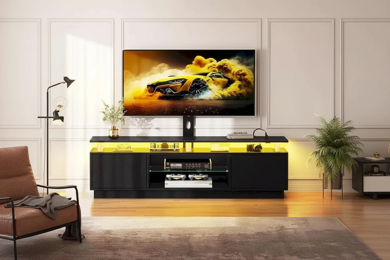 LED TV Stand with Mount for 70/65 inch TVs - 73 inches