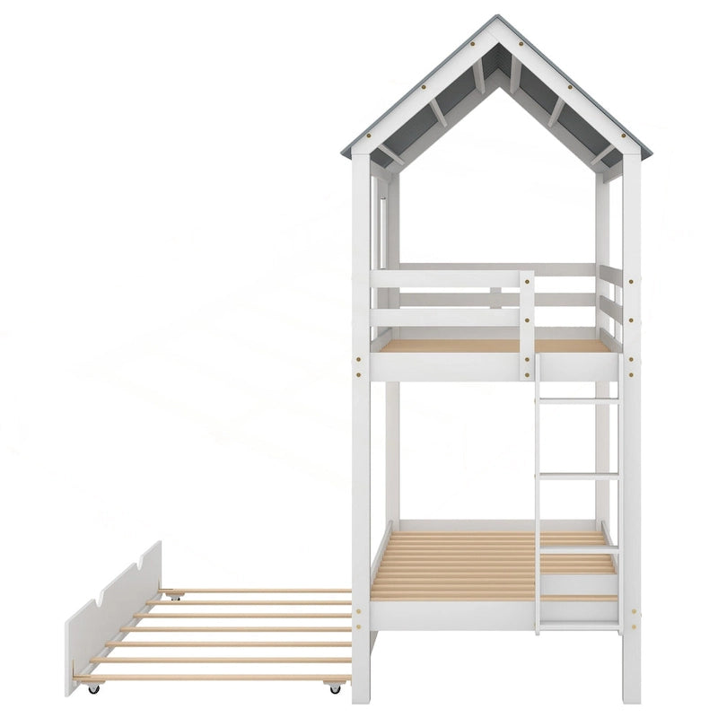 Affascinante letto a castello singolo dal design speciale per il divertimento e il comfort