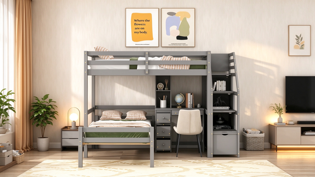 Letto a castello Pine Loft