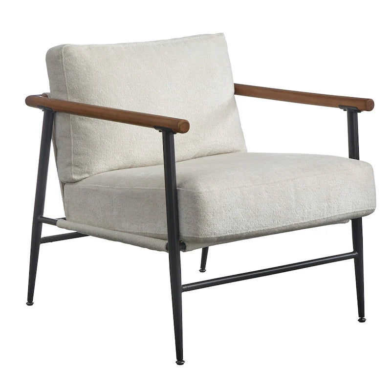 Poltrona d'Appoggio Mid-Century Moderna – Seduta Elegante per il Soggiorno