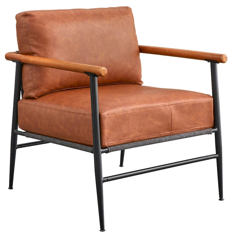 Poltrona d'Appoggio Mid-Century Moderna – Seduta Elegante per il Soggiorno