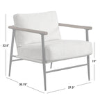 Poltrona d'Appoggio Mid-Century Moderna – Seduta Elegante per il Soggiorno