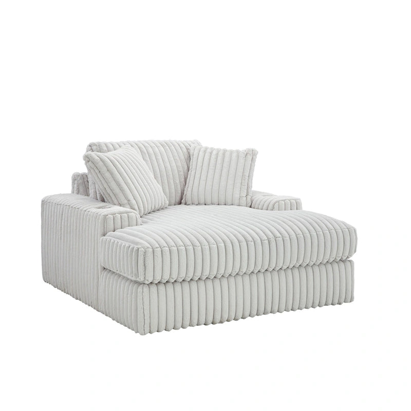 Chaise longue oversize – Grande chaise longue imbottita decorativa