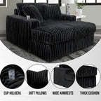 Chaise longue oversize – Grande chaise longue imbottita decorativa