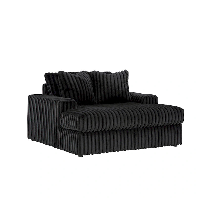 Chaise longue oversize – Grande chaise longue imbottita decorativa