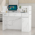 47.2" Bancone reception con cassetti richiudibili