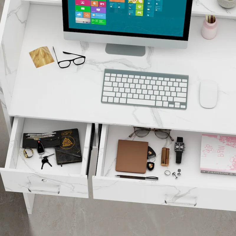 47.2" Bancone reception con cassetti richiudibili