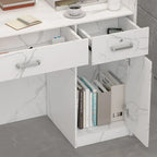 47.2" Bancone reception con cassetti richiudibili