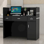 47.2" Bancone reception con cassetti richiudibili