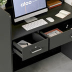 47.2" Bancone reception con cassetti richiudibili