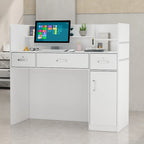 47.2" Bancone reception con cassetti richiudibili