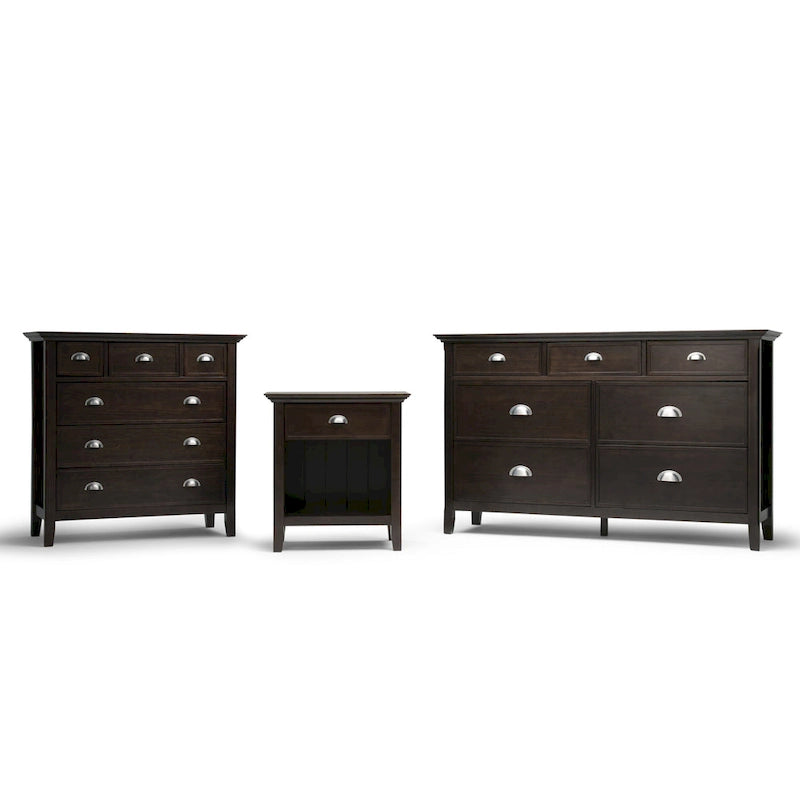 Comodino stile Normandia – Tavolino classico in legno per camera da letto
