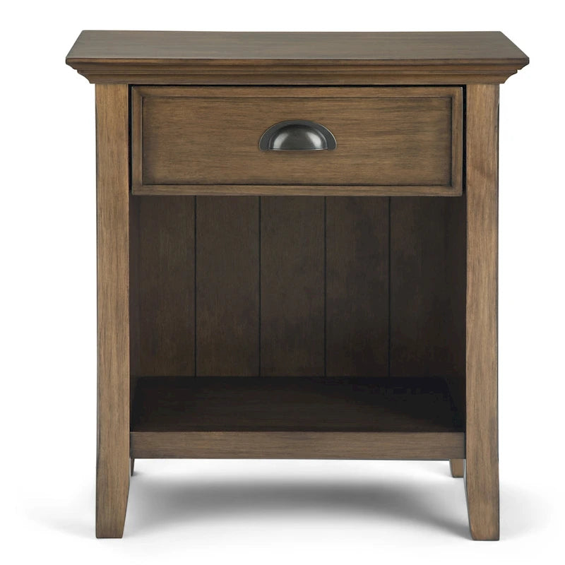 Comodino stile Normandia – Tavolino classico in legno per camera da letto