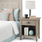 Comodino stile Normandia – Tavolino classico in legno per camera da letto