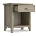 Comodino stile Normandia – Tavolino classico in legno per camera da letto