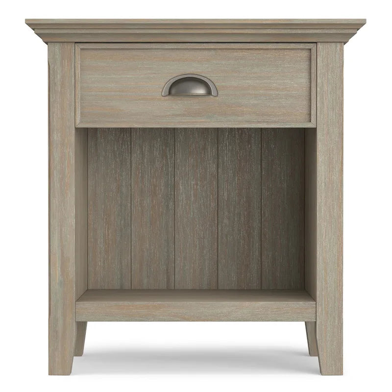 Comodino stile Normandia – Tavolino classico in legno per camera da letto
