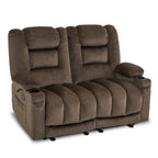 Divanetto Reclinabile Elettrico – Doppio Recliner con USB e Portabicchieri