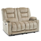 Divanetto Reclinabile Elettrico – Doppio Recliner con USB e Portabicchieri
