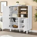 Credenza moderna, Mobile contenitore in legno con anta