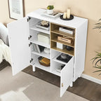 Credenza moderna, Mobile contenitore in legno con anta