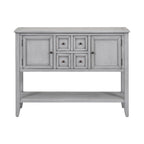 Tavolo Consolle Vintage Contenitore con Quattro Piccoli Cassetti e Ripiano Inferiore per Soggiorni, Ingressi e Cucine