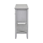 Tavolo Consolle Vintage Contenitore con Quattro Piccoli Cassetti e Ripiano Inferiore per Soggiorni, Ingressi e Cucine