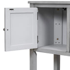 Tavolo Consolle Vintage Contenitore con Quattro Piccoli Cassetti e Ripiano Inferiore per Soggiorni, Ingressi e Cucine